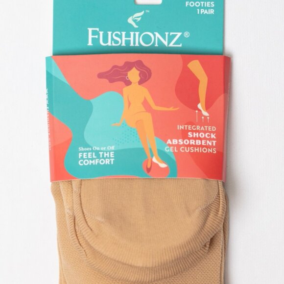 Fushionz - No Show Footie - Small - 1 Pair - Picture 1 of 1